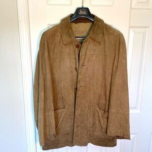 Vintage Men’s Harrods Knightsbridge by Eres Brown Suede Jacket. Size M